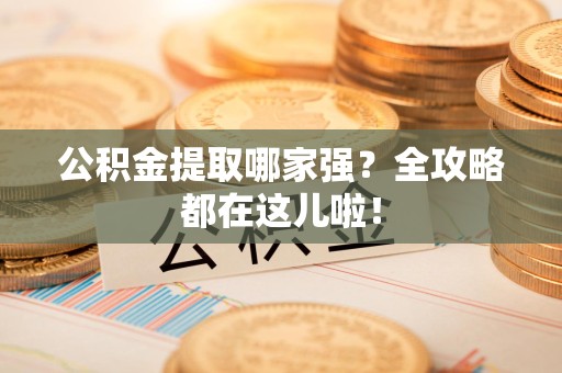 谯城公积金提取哪家强？全攻略都在这儿啦！